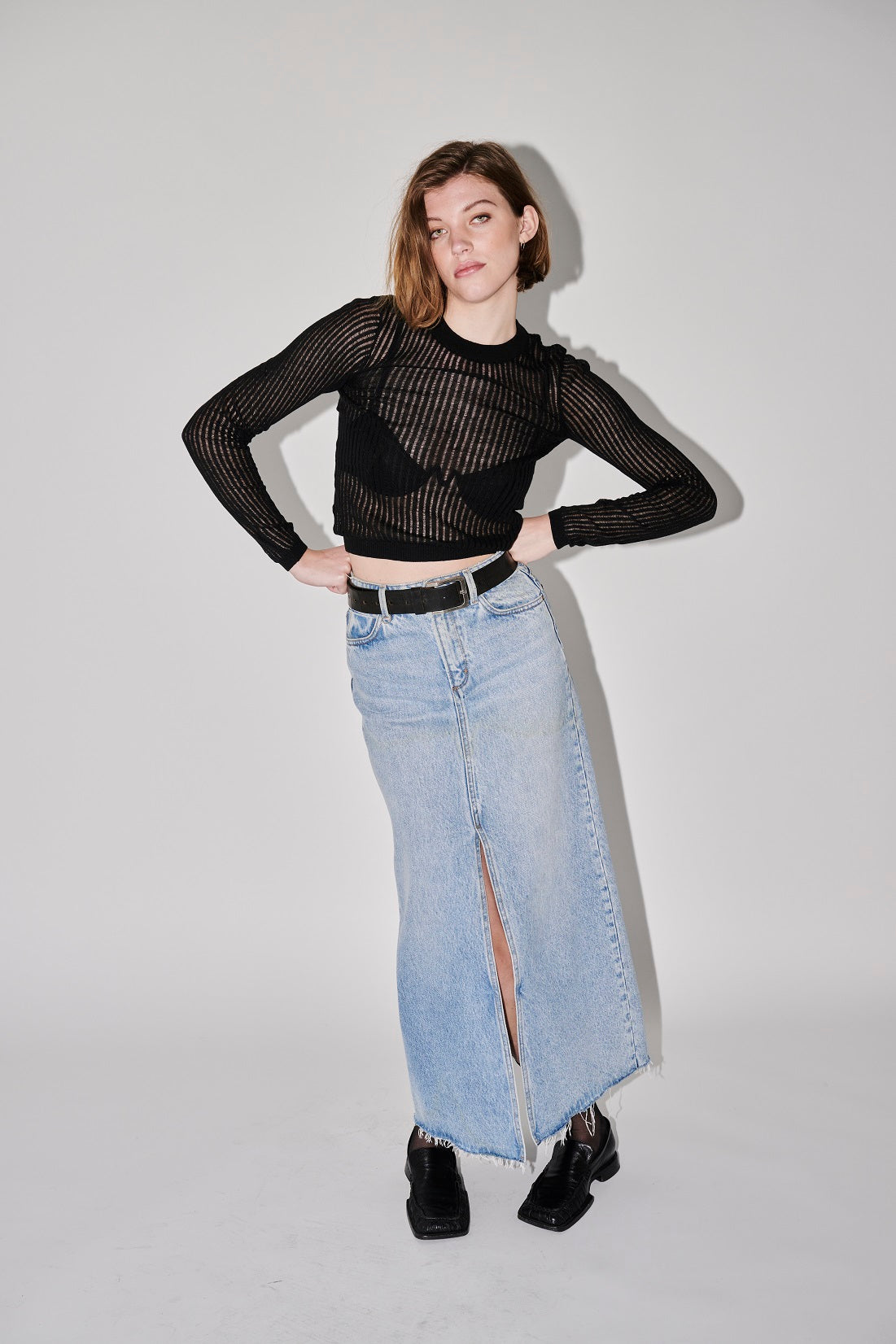 Neuw denim skirt clearance