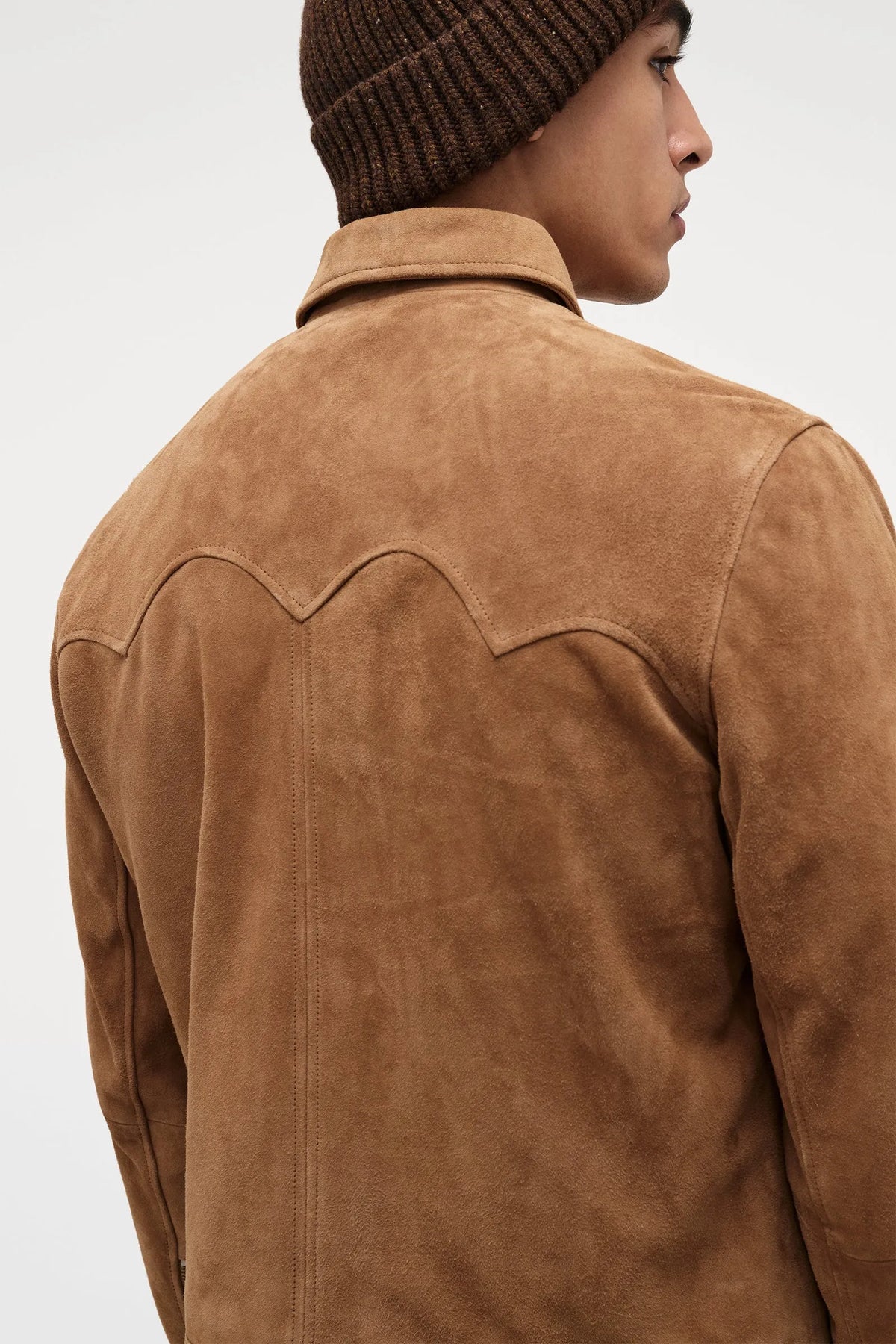Suede Rider Jacket - Whiskey – Service Denim NZ