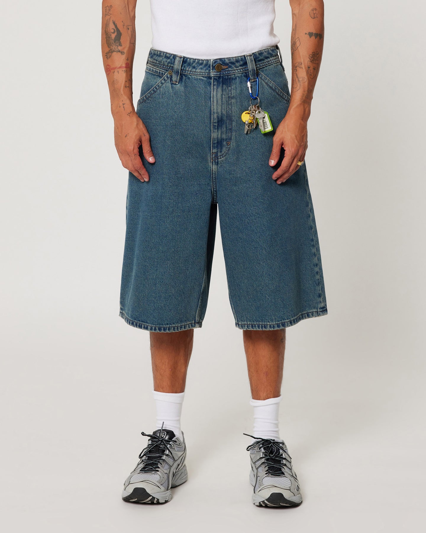 A6 Big Baggy Short - Felix – Service Denim NZ